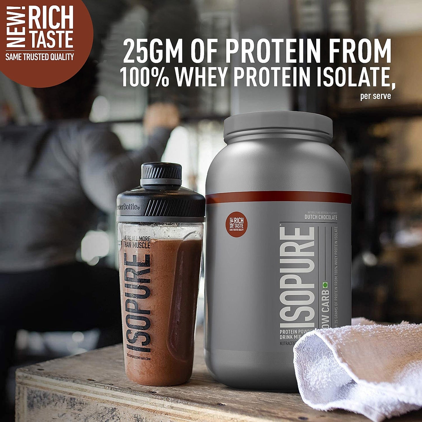 Isopure Whey Protein Isolate Powder with Vitamins for Immune Support - 2 kg