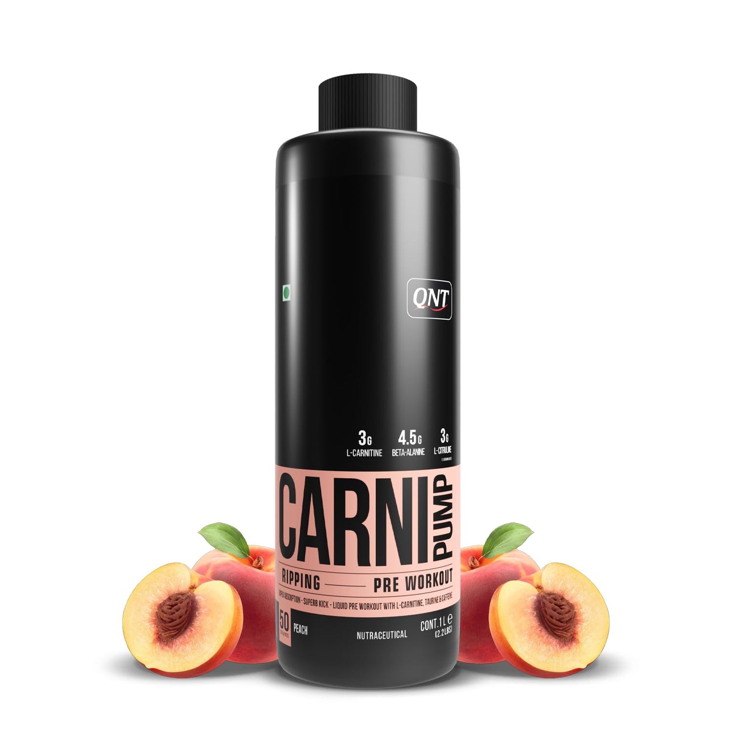 QNT CARNI-PUMP LIQUID PRE WORKOUT WITH L CARNITINE 1L