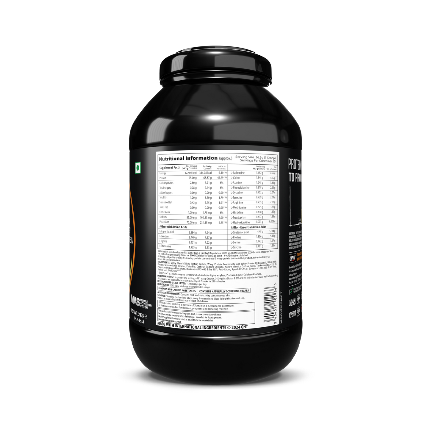 QNT PRIME WHEY TRIPLE BLEND ISOLATE PROTEIN