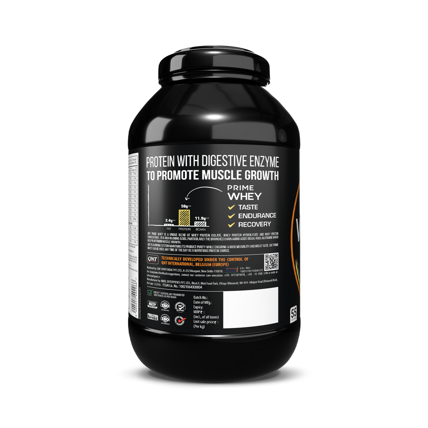QNT PRIME WHEY TRIPLE BLEND ISOLATE PROTEIN