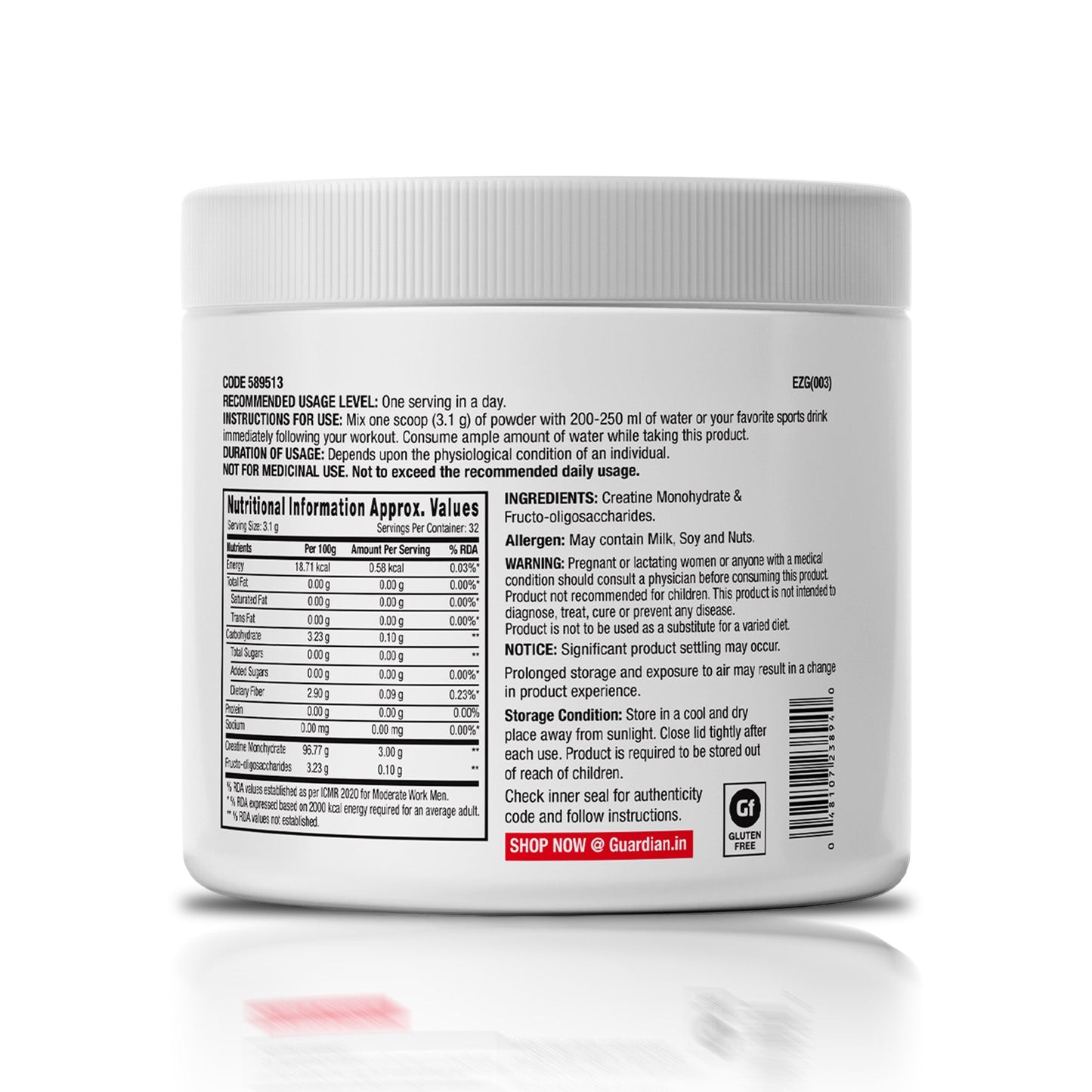 GNC Pro Performance Creatine Monohydrate