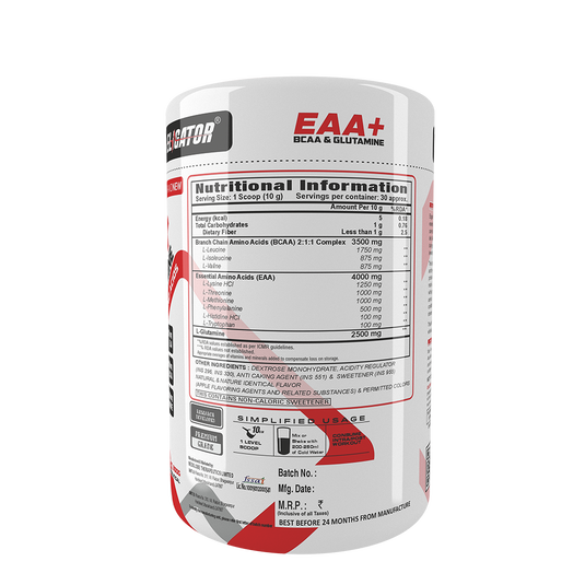 Eligator Eaa Plus Bcaa And Glutamine (30 Servings)