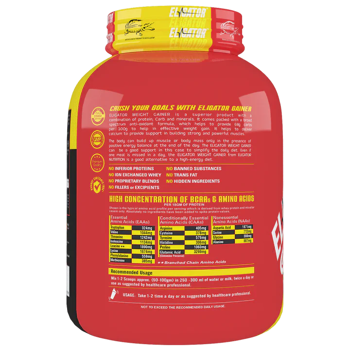 Eligator High Protein Weight Gainer 2.7Kg (6lbs)