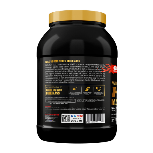 HULKMass Powerful Weight Gainer Premium Series 3kg 5kg