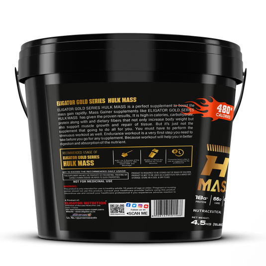 HULKMass Powerful Weight Gainer Premium Series 3kg 5kg
