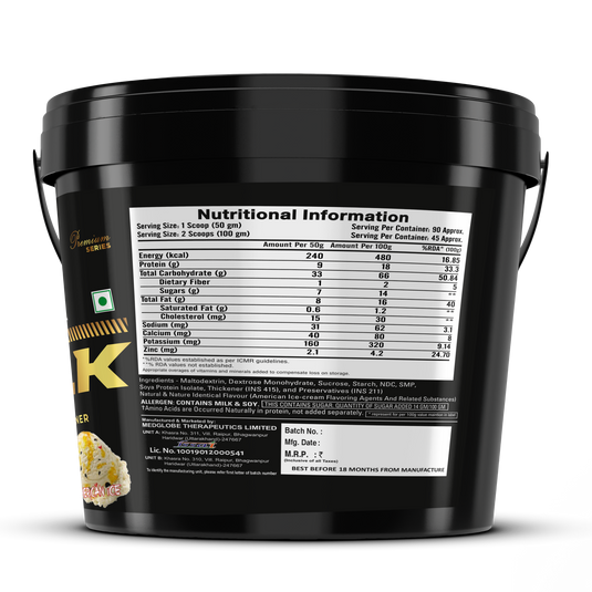 HULKMass Powerful Weight Gainer Premium Series 3kg 5kg