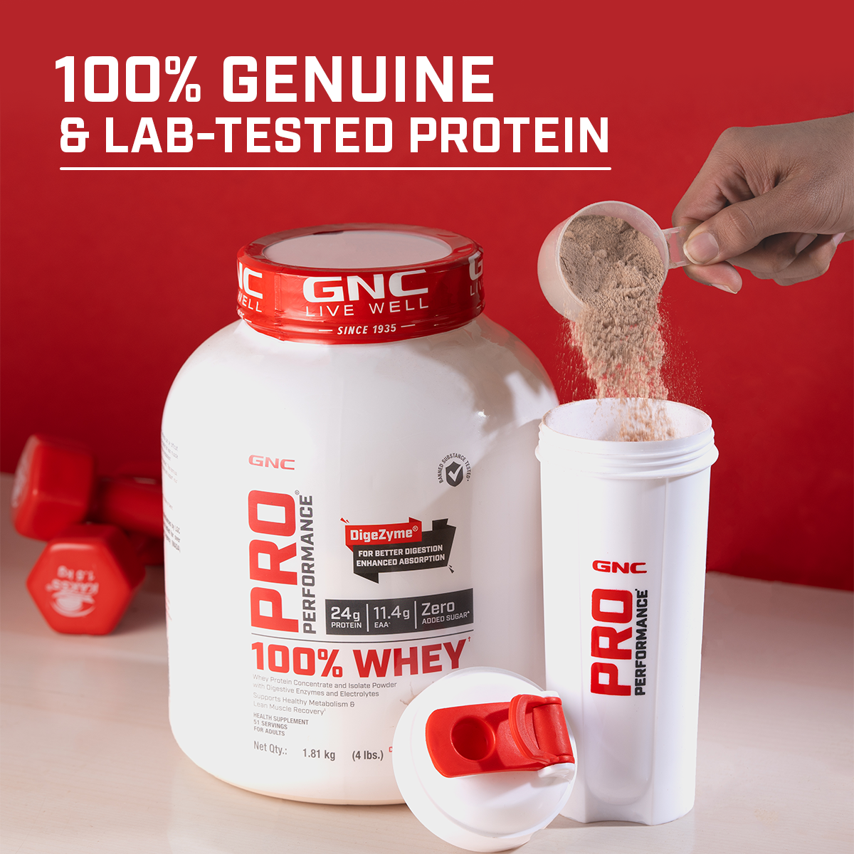 GNC 100% Whey Protein