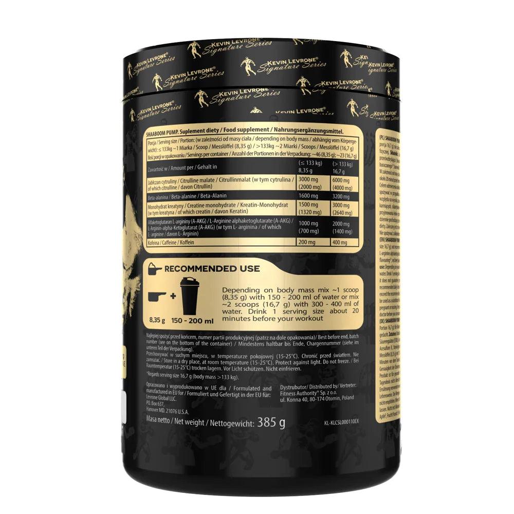 Kevin Levrone Signature Series Shaboom Pump 385 gms