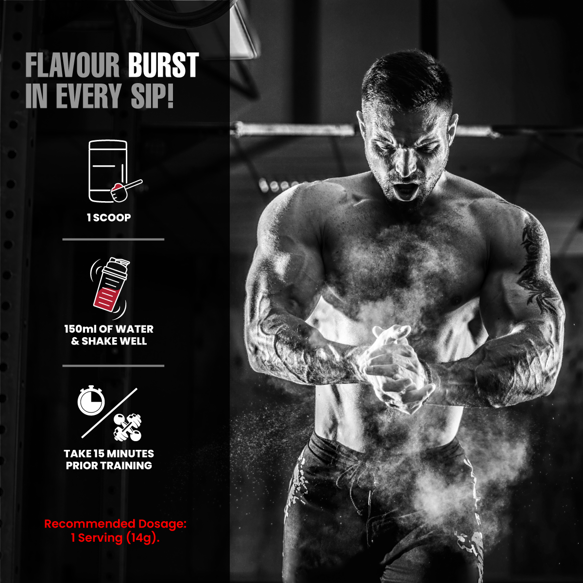 Big Muscle Karnage Black Pre Workout 420gm