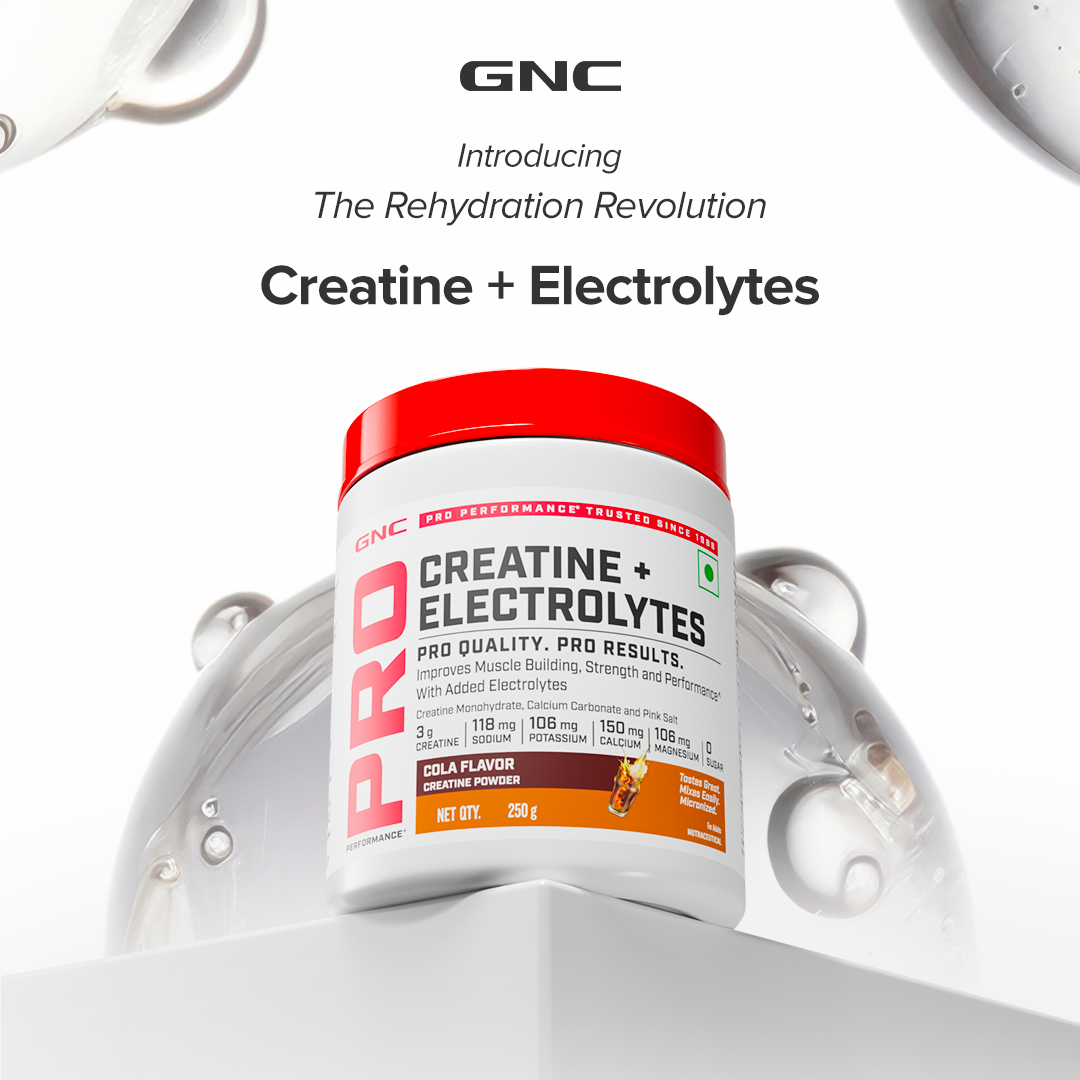 GNC Pro Performance Creatine + Electrolytes 100gm