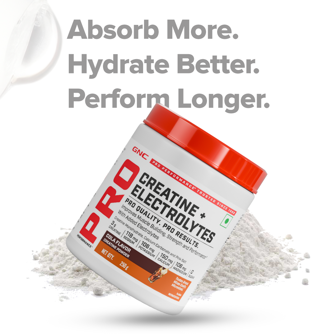 GNC Pro Performance Creatine + Electrolytes 100gm