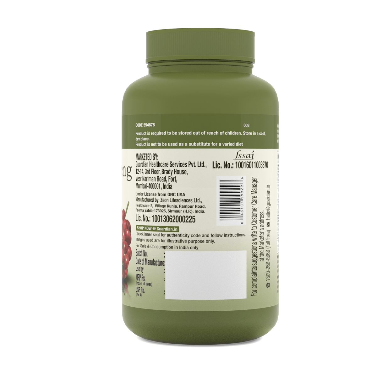 GNC Herbal Plus Triple Ginseng Root