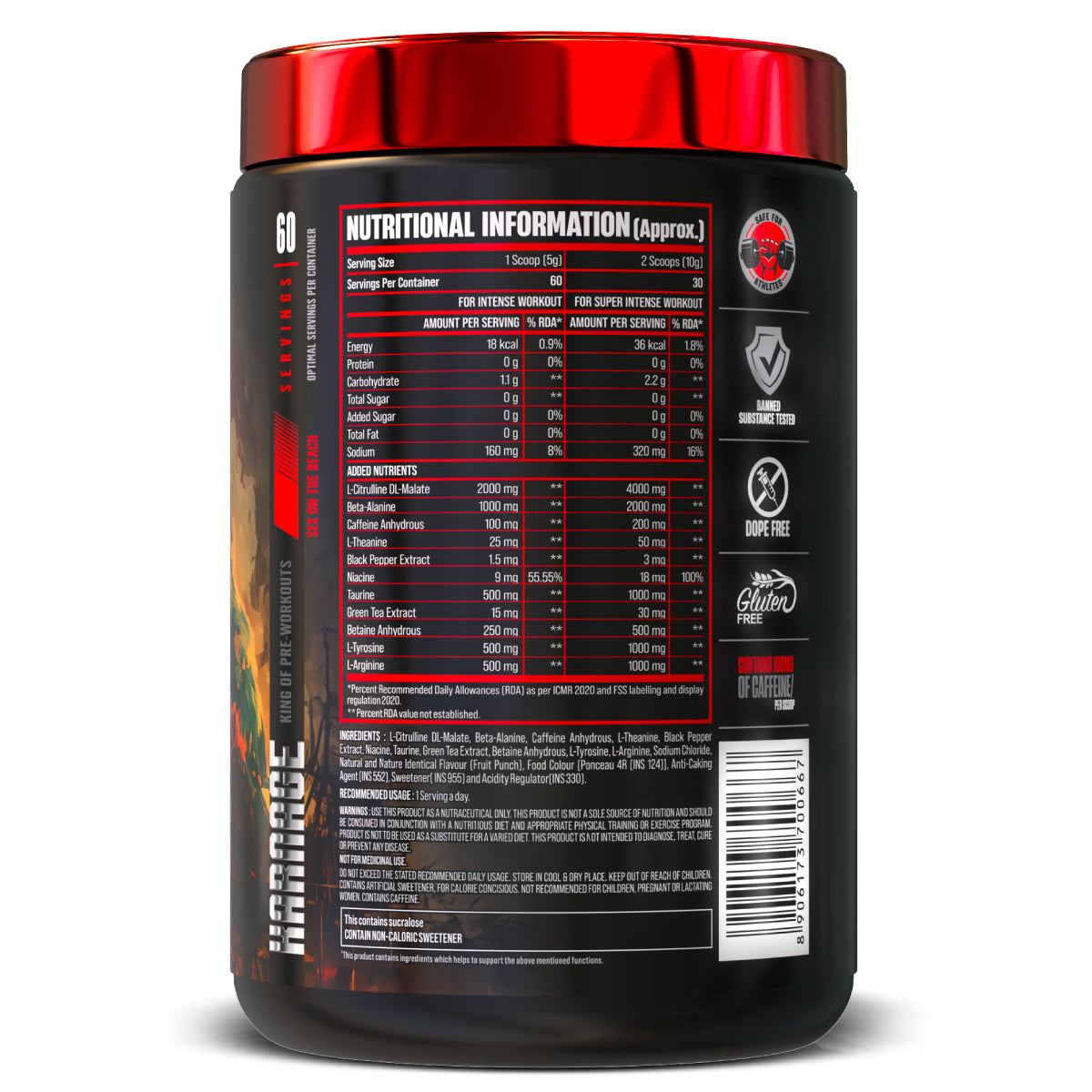 Big Muscle Karnage Pre Workout 300gm