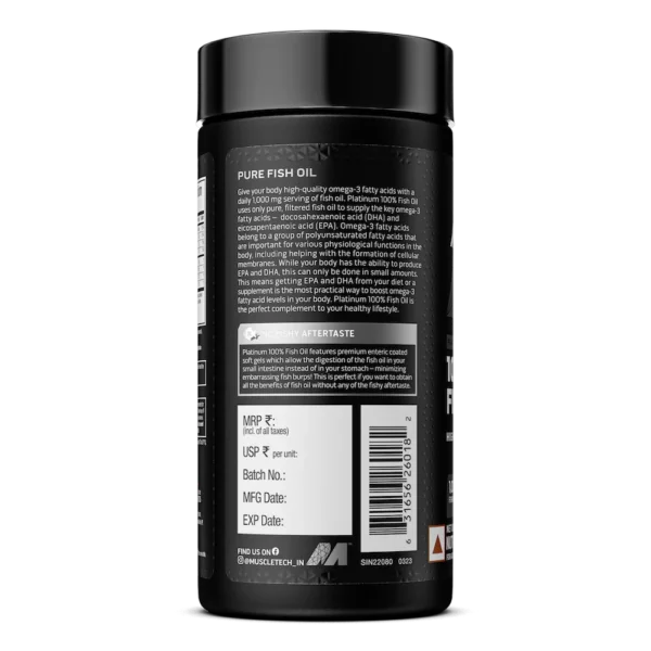 Muscletech™ Platinum 100% Omega Fish Oil Vitamins