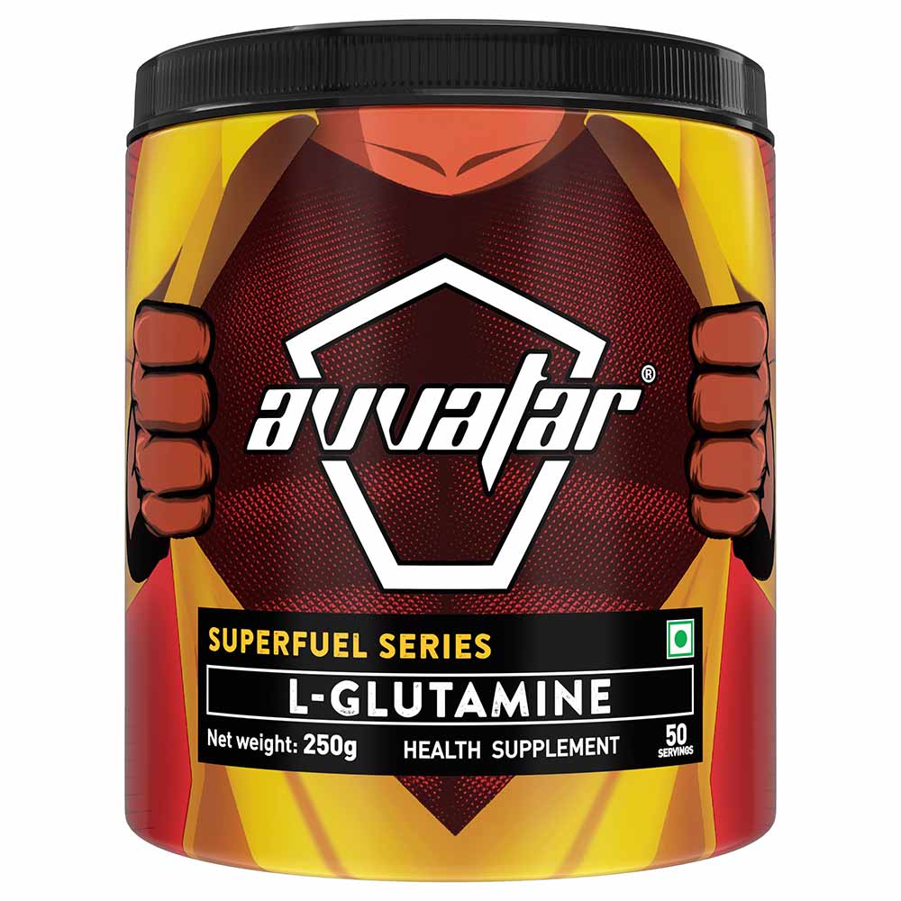Avvatar L-Glutamine, 250 g (0.55 lb)
