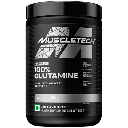 Muscletech™ Platinum 100% Glutamine POST-TRAINING RECOVERY SUPPORT 250gm