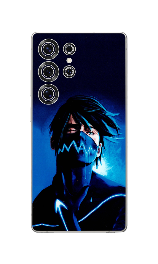 Boy With Mask Embossed Quality Skin For All Model