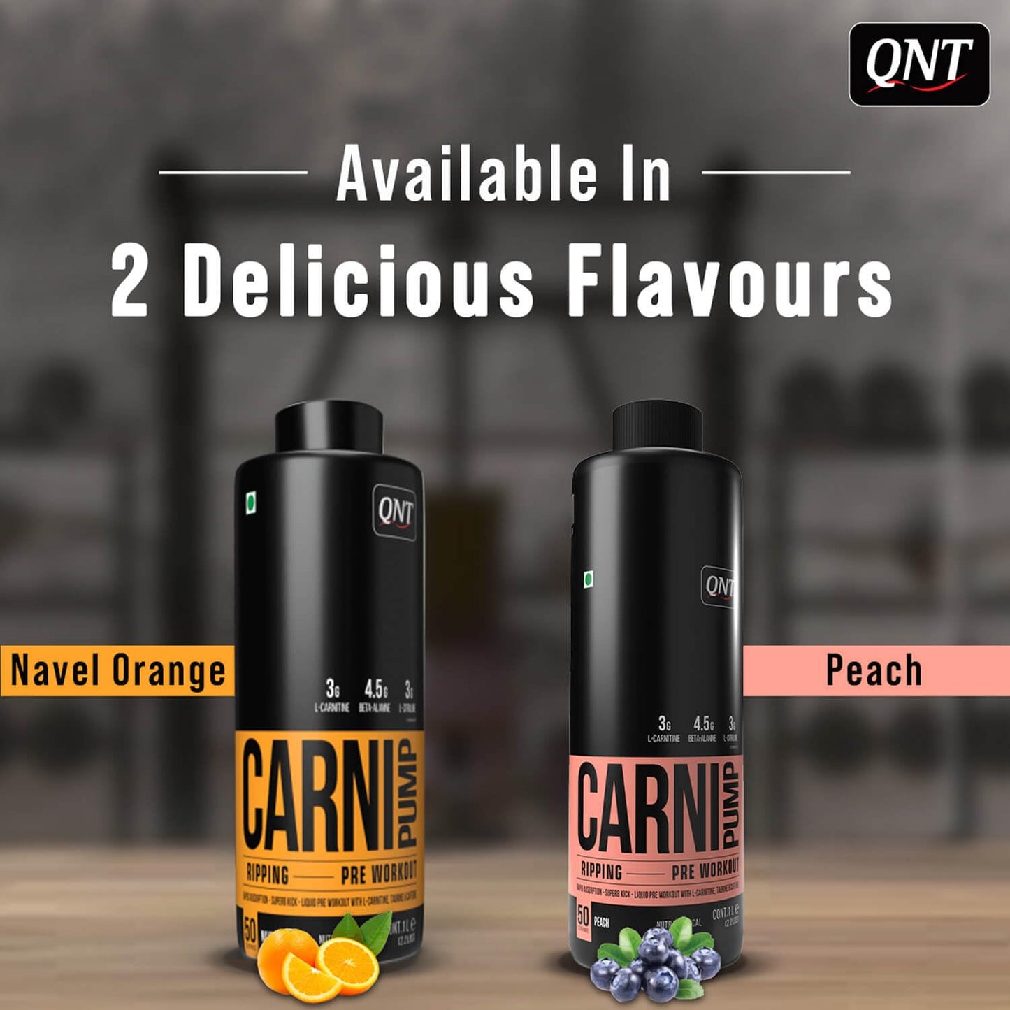 QNT CARNI-PUMP LIQUID PRE WORKOUT WITH L CARNITINE  1L