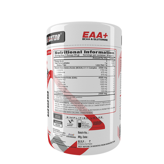 Eligator Eaa Plus Bcaa And Glutamine (30 Servings)