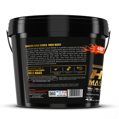 HULKMass Powerful Weight Gainer Premium Series 3kg 5kg