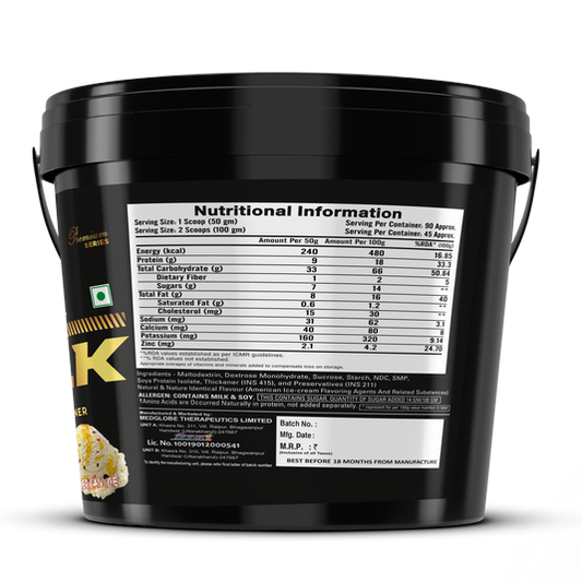 HULKMass Powerful Weight Gainer Premium Series 3kg 5kg