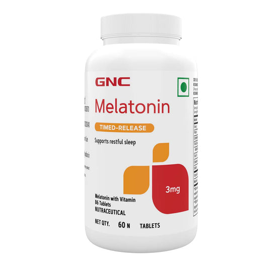 GNC Melatonin With Vitamin B6 60 Tablets