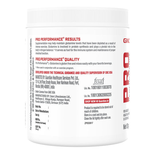 GNC Pro Performance L-Glutamine250gm