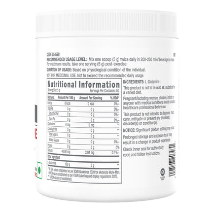 GNC Pro Performance L-Glutamine250gm
