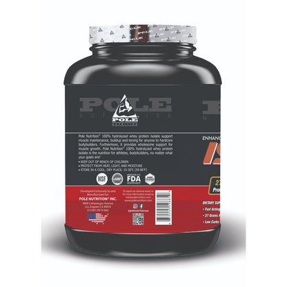 Pole Nutrition Isolate 100% Hydrolyzed Whey Protein