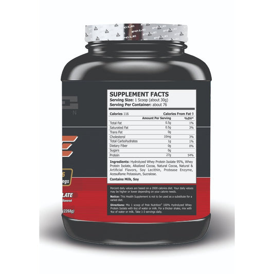 Pole Nutrition Isolate 100% Hydrolyzed Whey Protein
