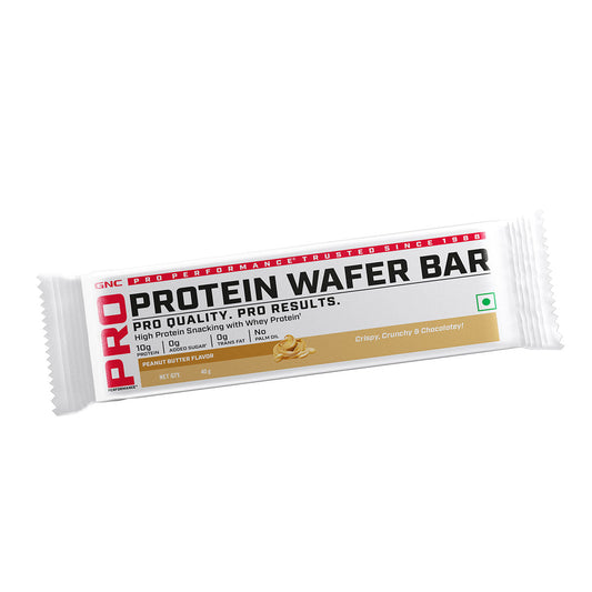 GNC Protein Wafer Bar Chocolate 10g Protein (Pack of 10)