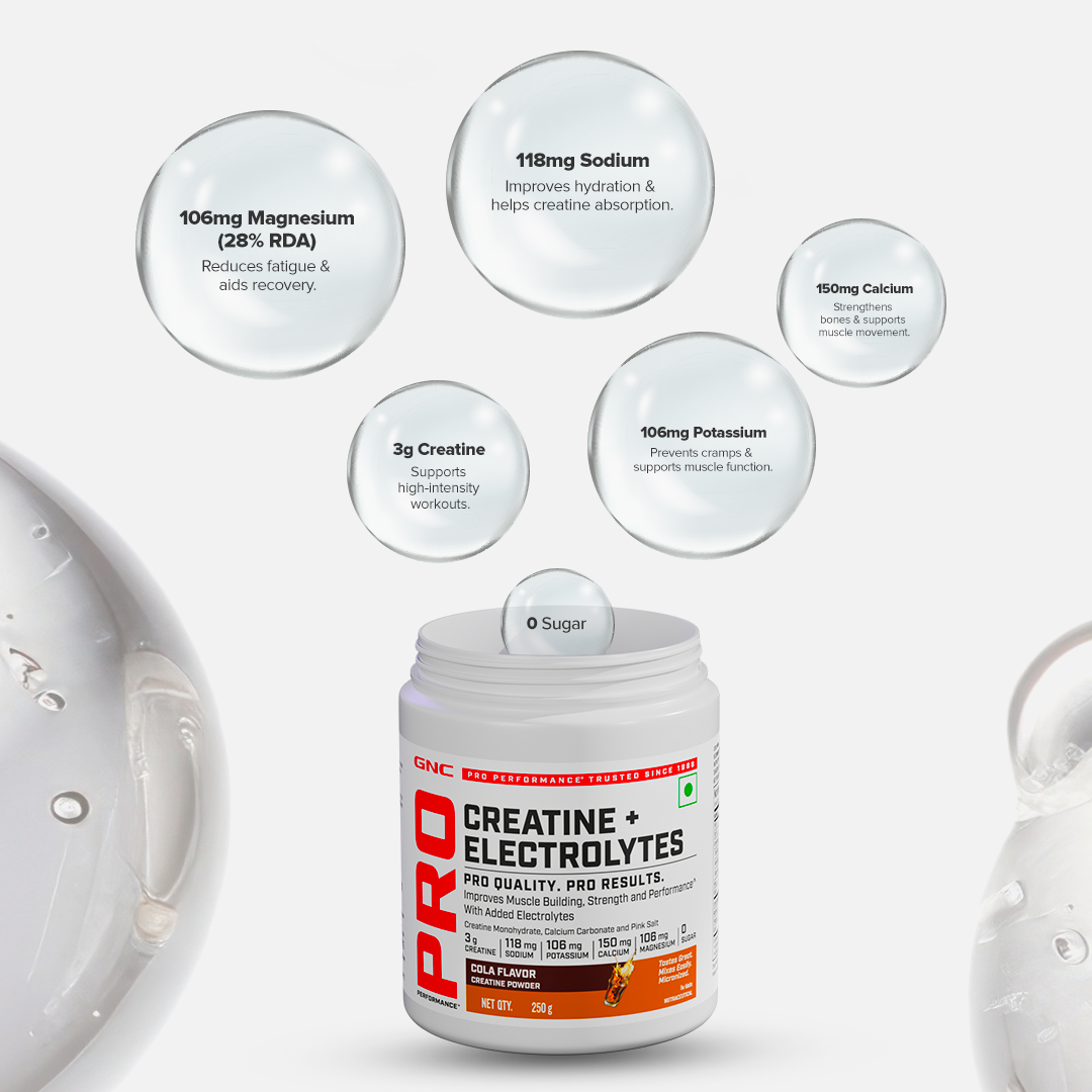 GNC Pro Performance Creatine + Electrolytes 100gm