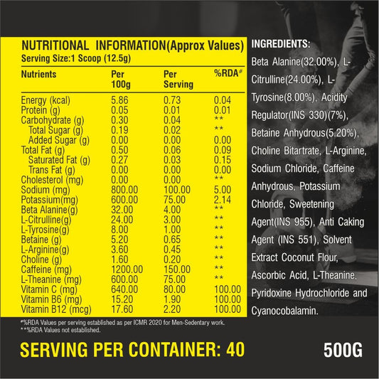 Healthfarm Nutrition  ThPreX Pre-Workout Supplement