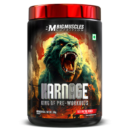 Big Muscle Karnage Pre Workout 300gm