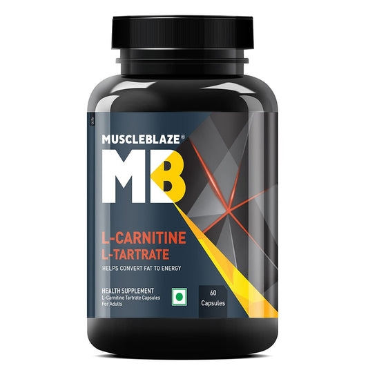MuscleBlaze L-Carnitine L-Tartrate, 60 capsules