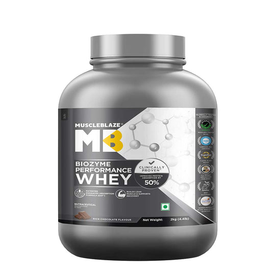 MuscleBlaze Biozyme Performance Whey, 2 kg (4.4 lb)